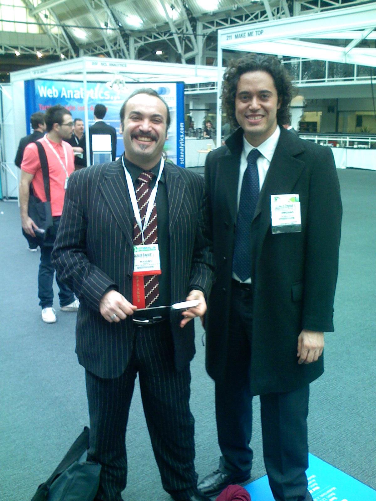 Massimo und Emiliano auf der SES London