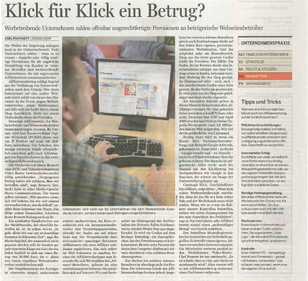 Handelsblatt Affiliatemarketing