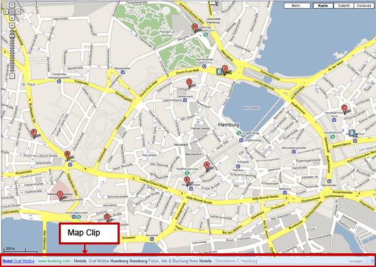 Map Clip anzeigen auf Google Maps