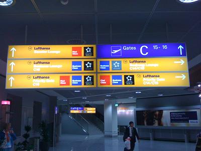Wohin geht es am Terminal C in Frankfurt?