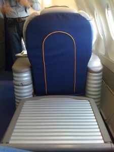 First Class Lufthansa Sessel